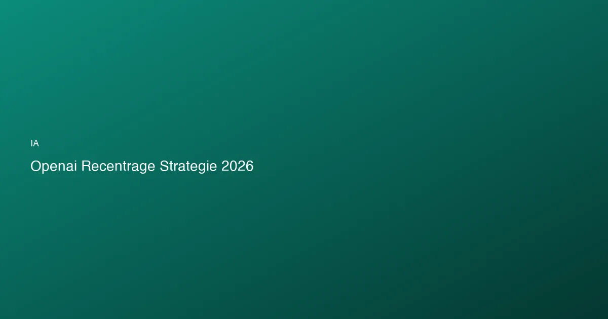 OpenAI change de cap : fini les gadgets, place au code et aux ...