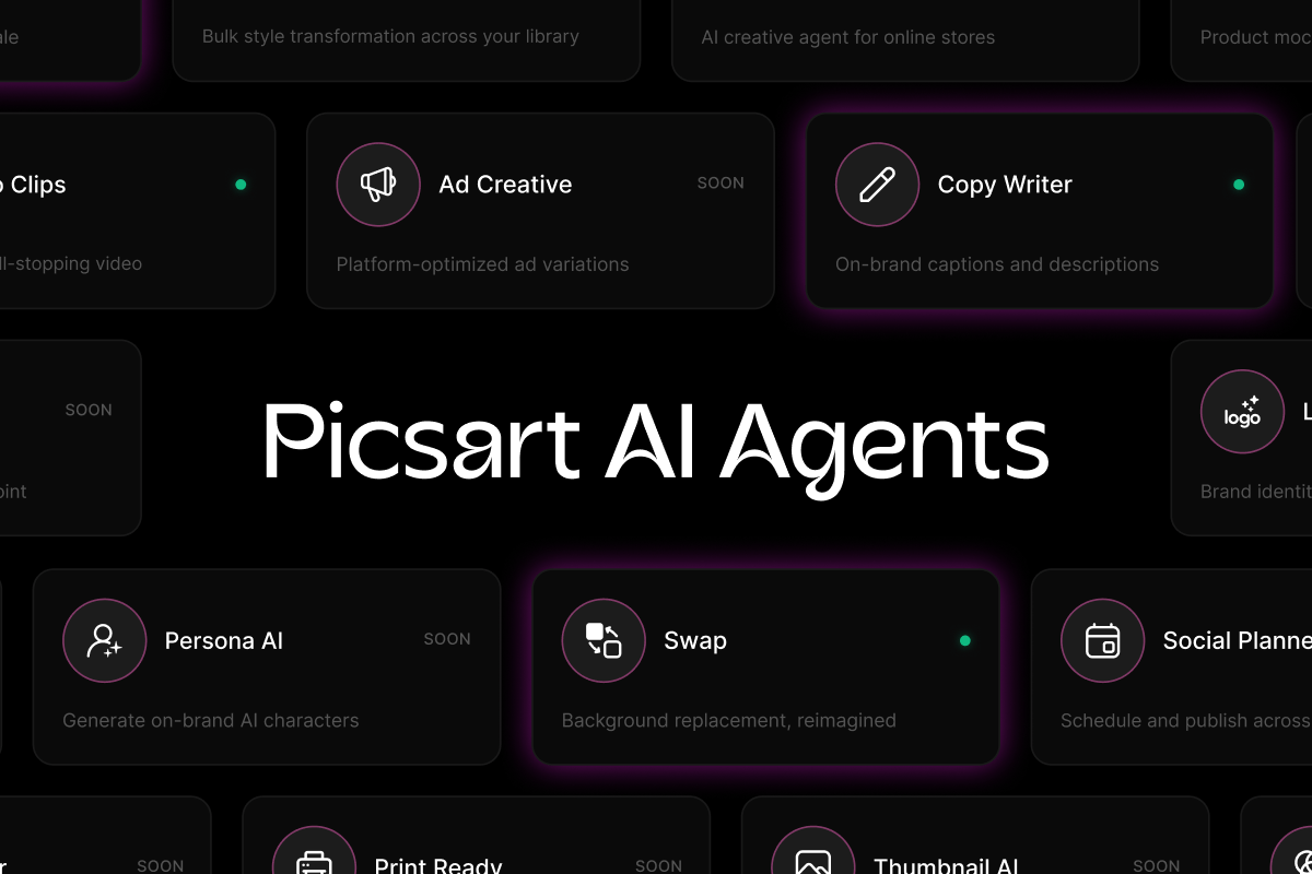 Picsart lance sa marketplace d'agents IA pour créateurs